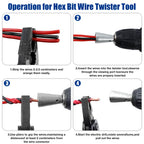 Electric Drill Wire Twister and Connector Tool Set
