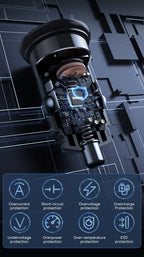 30W Dual Port Fast Car Charger USB and Type-C