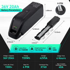 Electric Bike Hailong Lithium-Ion Battery Pack 36V 48V 52V