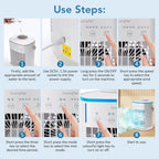 Portable Desktop Air Cooler and Humidifier with Misting Fan
