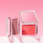 Matte Embossed Powder Blush Palette for Natural Cheek Color
