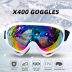 Unisex Windproof Anti Glare Motorcycle Riding and Ski Goggles