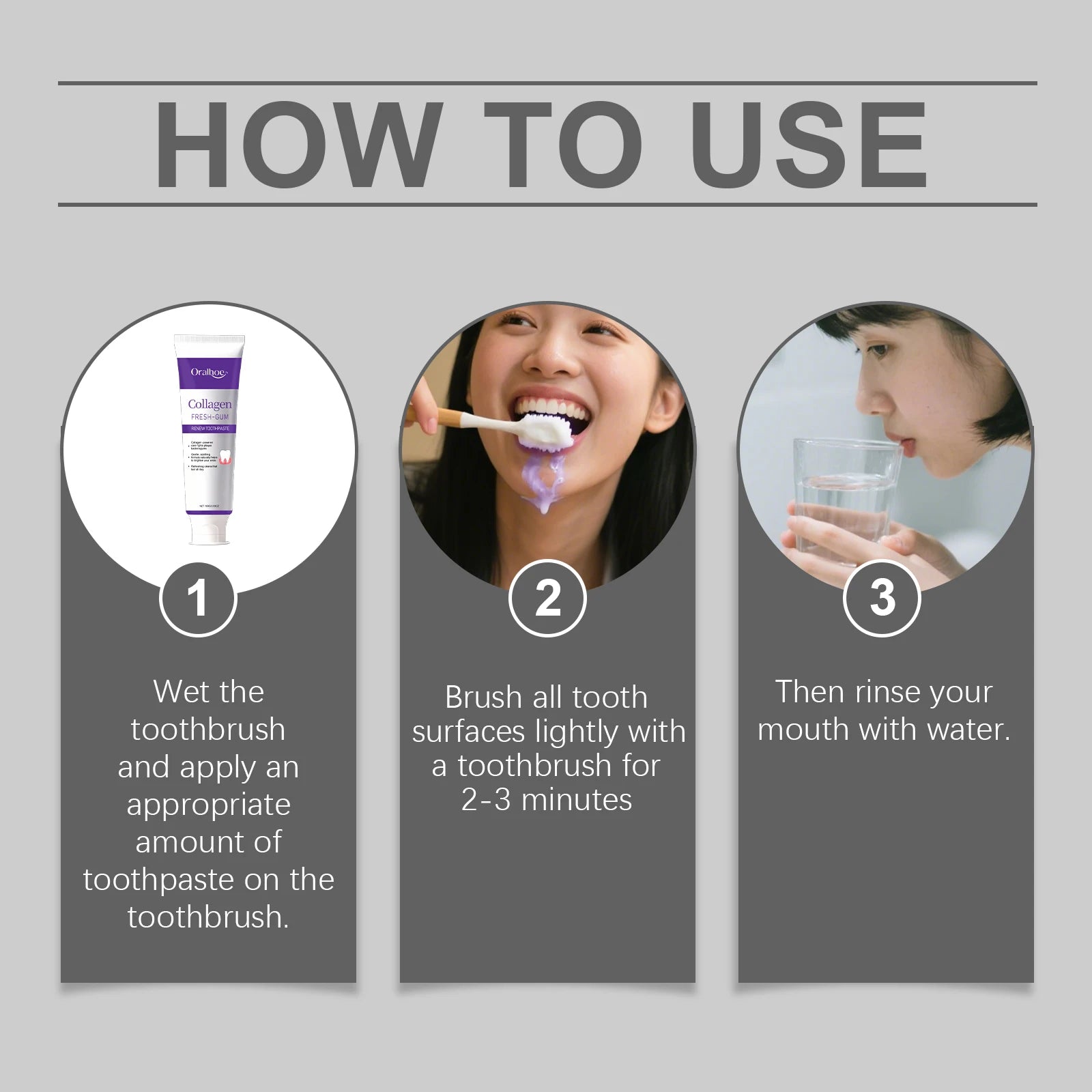 Collagen Whitening Toothpaste for Fresh Breath and Gum Care - 15