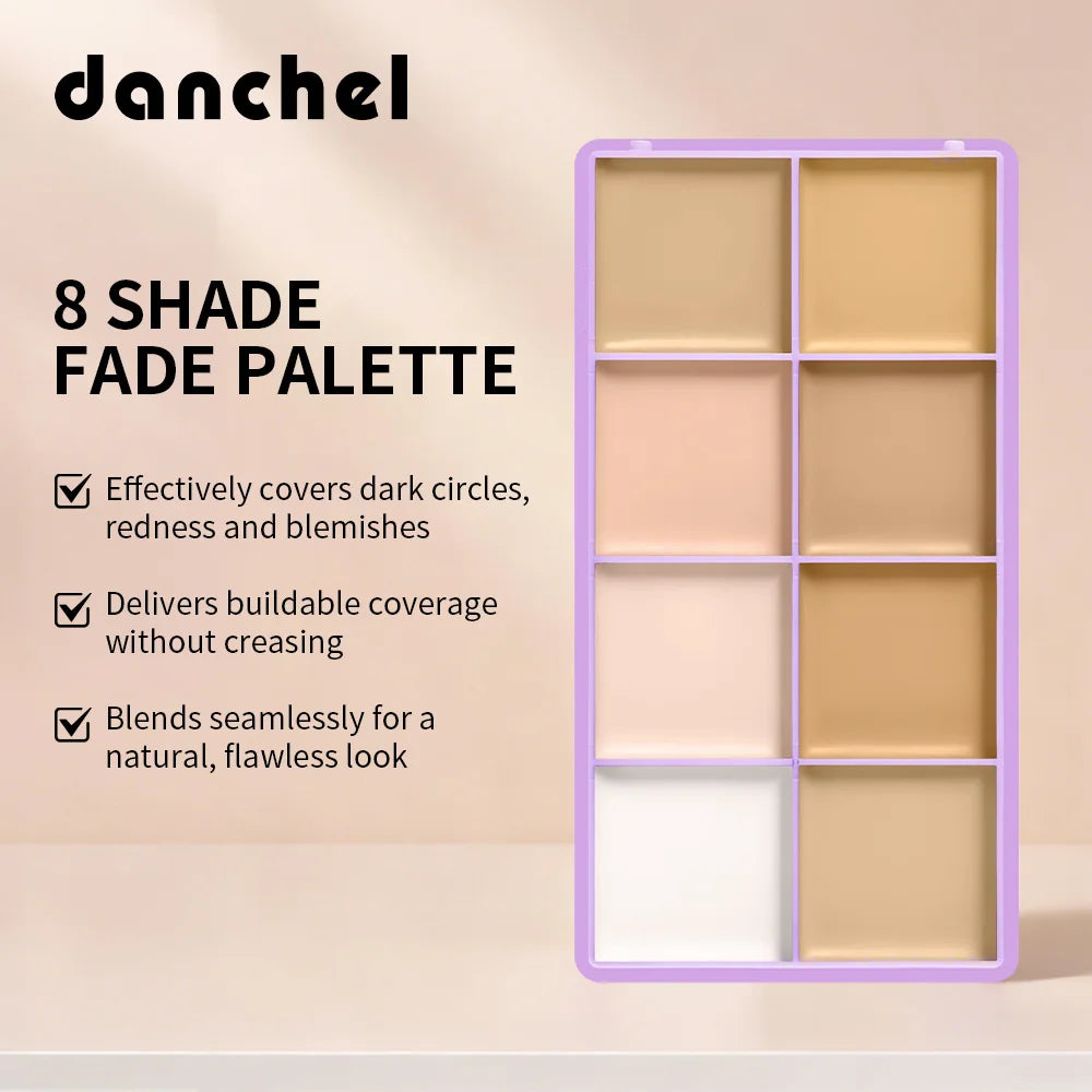 8-Shade Cream Concealer and Contouring Palette