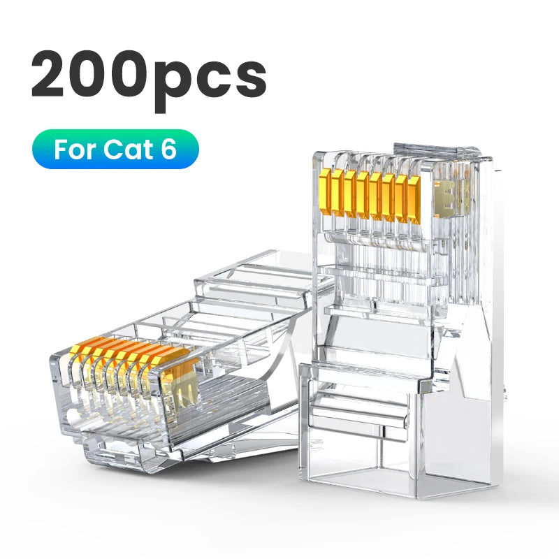 Cat 6 RJ45 Ethernet Network Cable Connector Plugs - 20