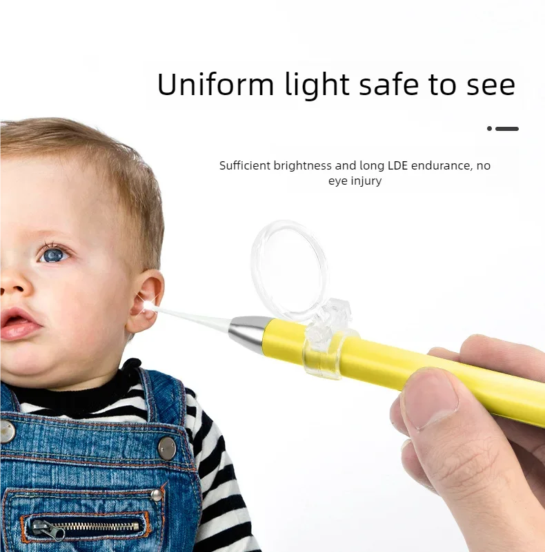LED Illuminated Ear Wax Removal Tool Kit for Adults and Kids - 8