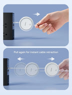 100W Fast Charging Retractable USB-C to USB-C Cable