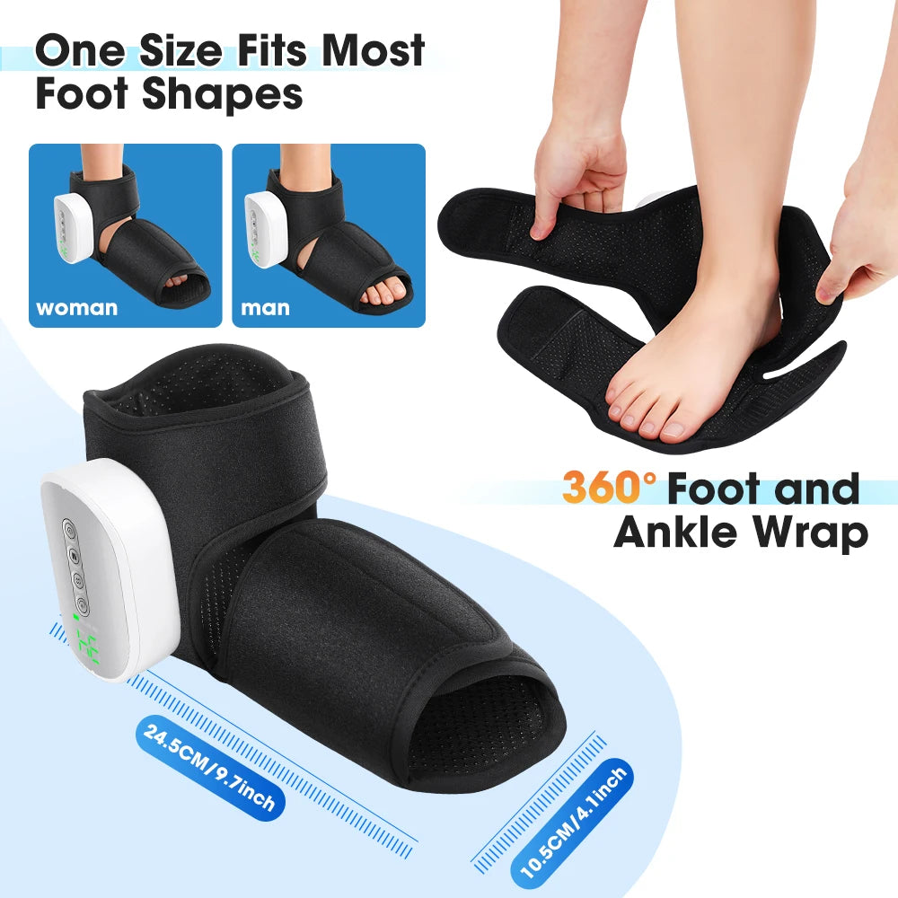 Cordless Heated Air Compression Foot and Ankle Massager - 15