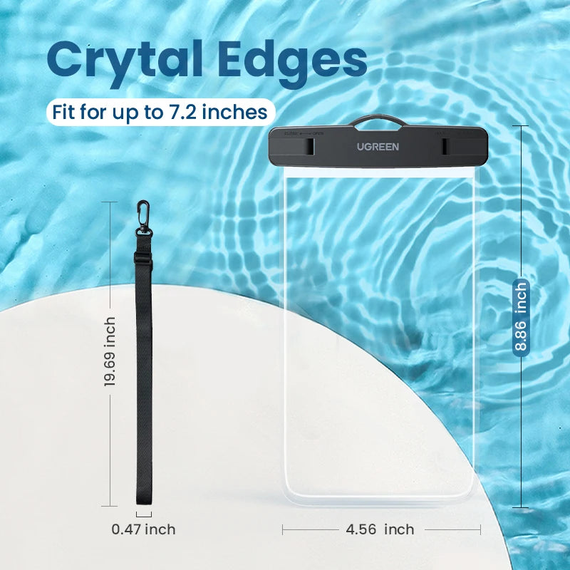 IPX8 Universal Waterproof Phone Pouch for Swimming and Diving - 24