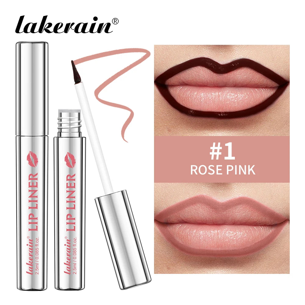 Waterproof Peel-Off Matte Lip Liner for Long-Lasting Color