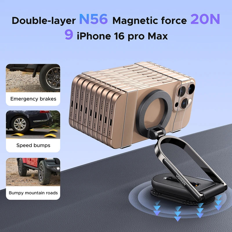 Magnetic Dashboard Phone Mount for MagSafe