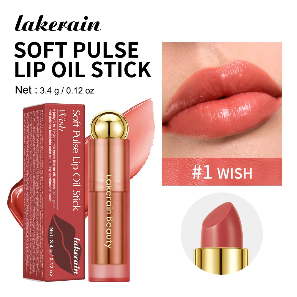 3-in-1 Tinted Moisturizing Lip Oil Stick - 23