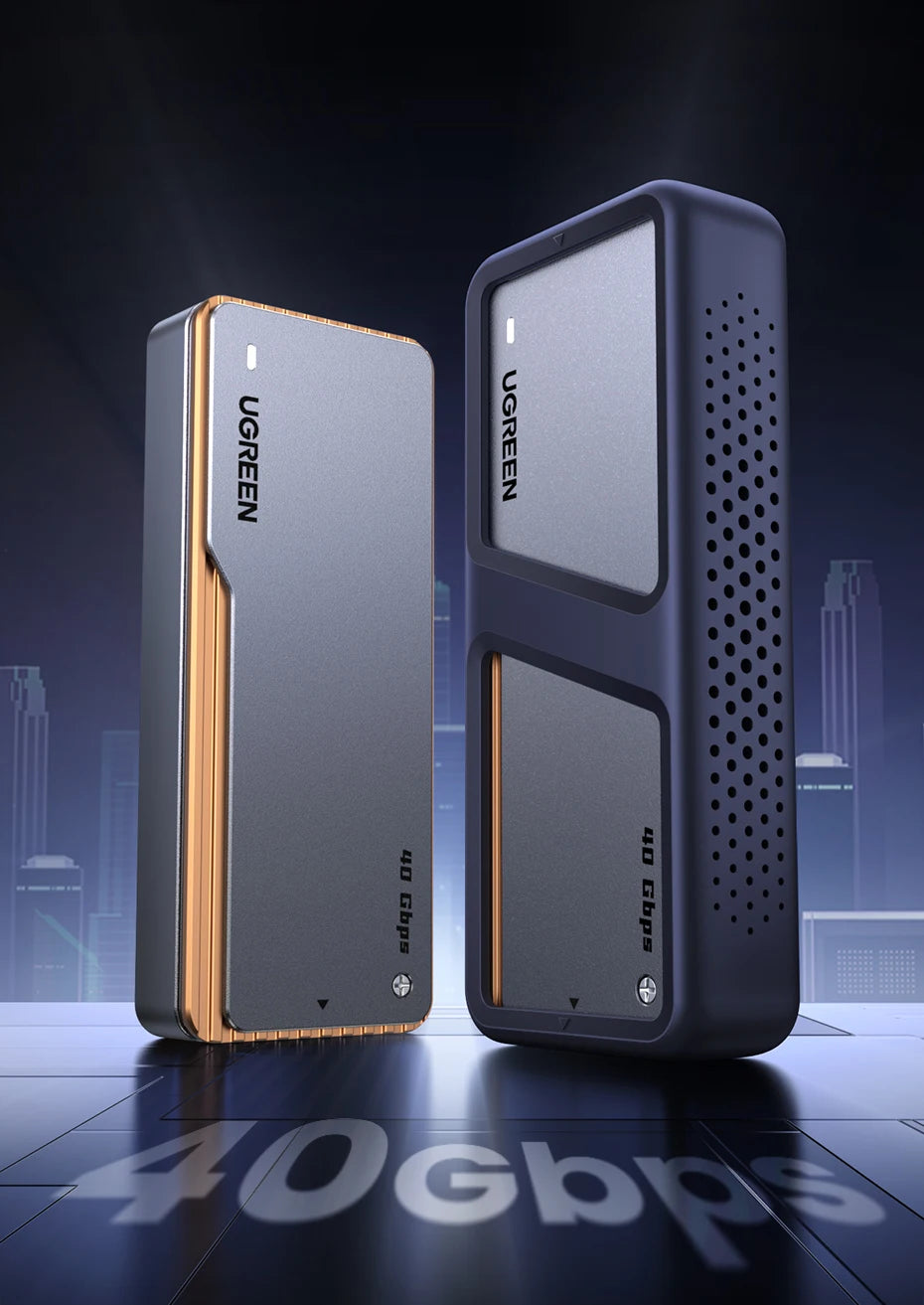 40Gbps USB4 NVMe M.2 SSD Enclosure with Cooling System