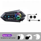 Y12 Pro Bluetooth 5.4 Motorcycle Helmet Intercom Headset 500M