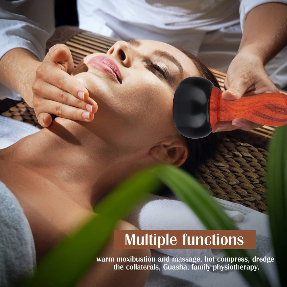 Electric Heated Bian Stone Body Massage Tool - 6