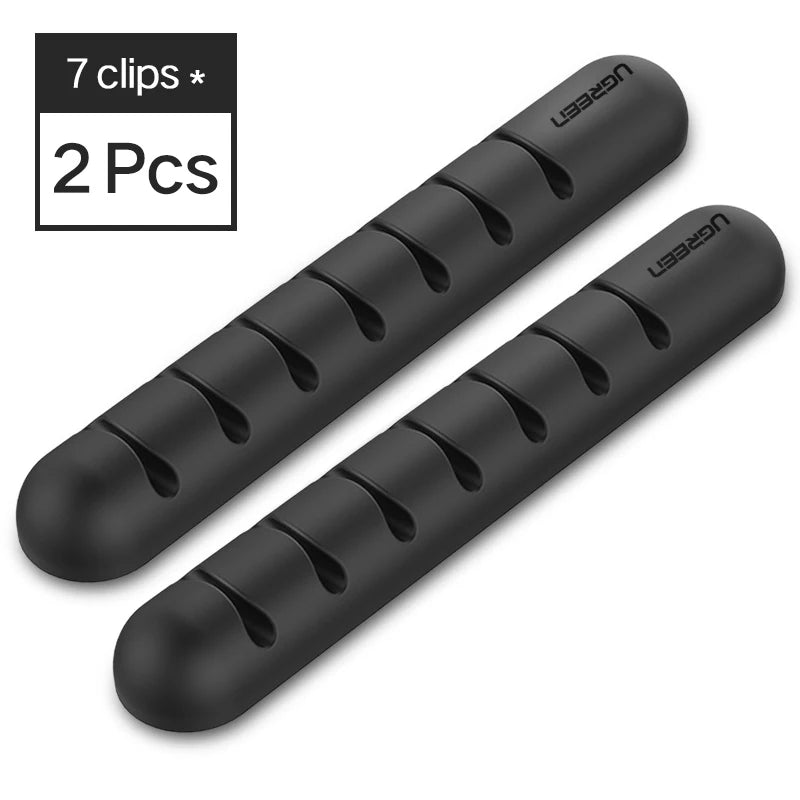 Flexible Silicone Cable Management Clips for Desk