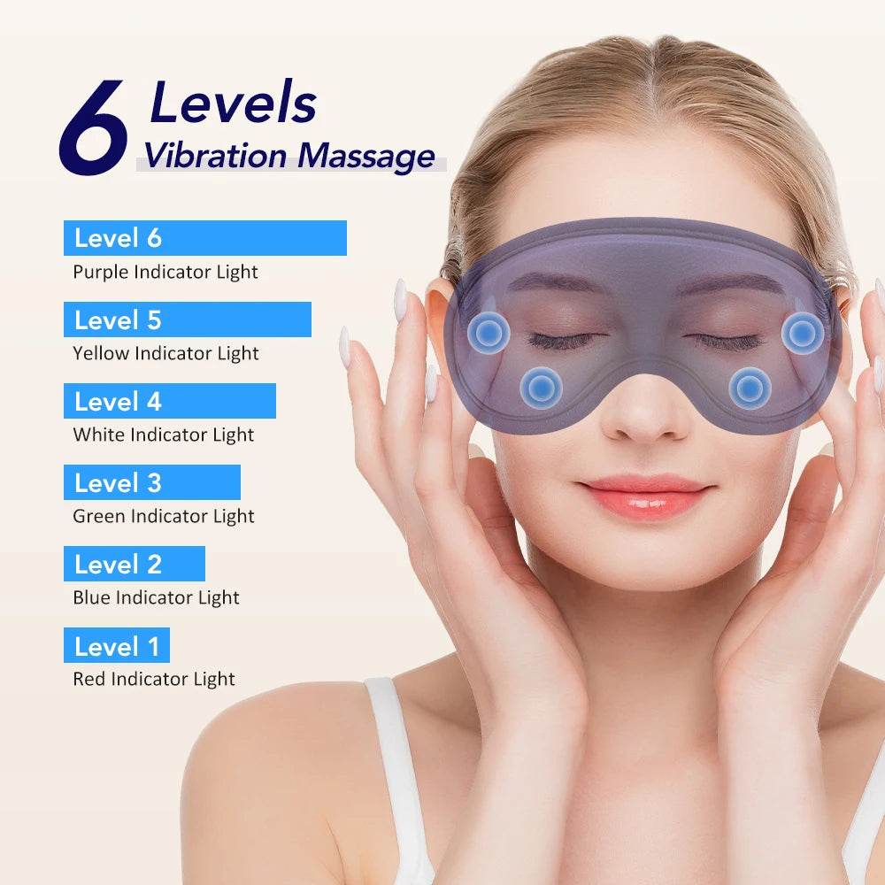 Heated Eye Massage Mask for Dry Eyes and Eye Strain