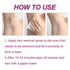 Gentle Painless Hair Removal Mousse Spray