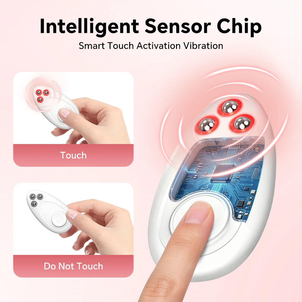 Vibration Eye Massager with Cooling Roller Balls