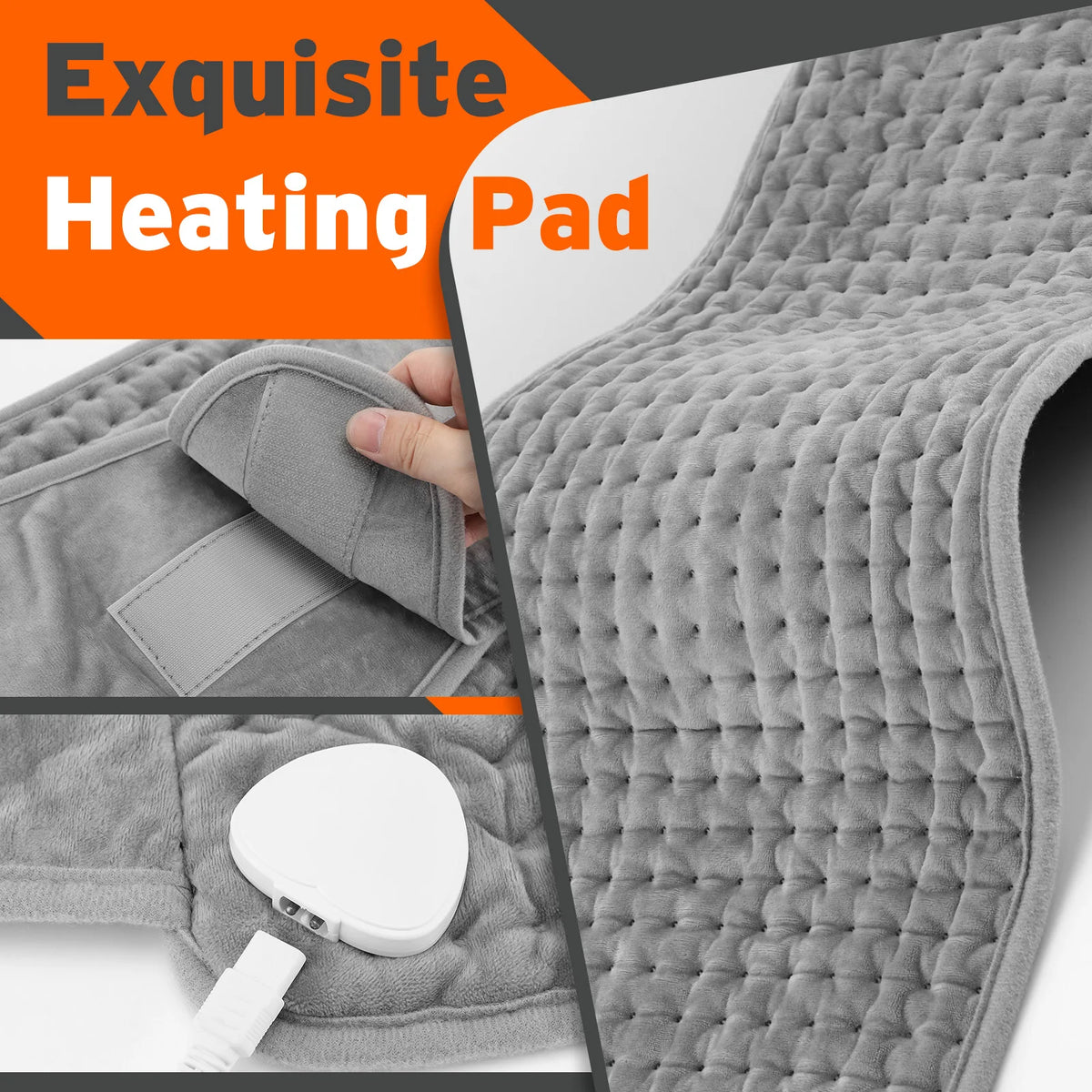 Electric Heated Waist Heating Pad for Back Pain Relief