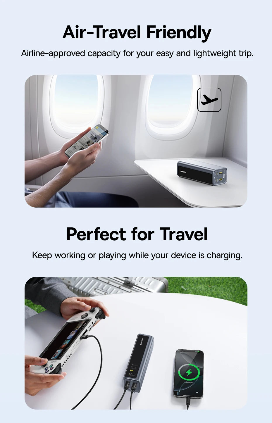145W Fast Charging Portable Power Bank 20800mAh