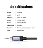 USB4 240W Fast Charging and 40Gbps Data Sync Cable