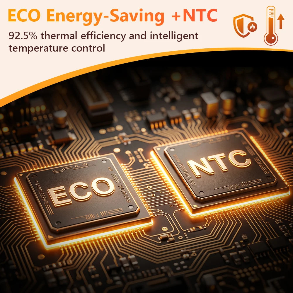 Portable PTC Ceramic Space Heater with Touch Control and Timer