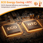 Portable PTC Ceramic Space Heater with Touch Control and Timer