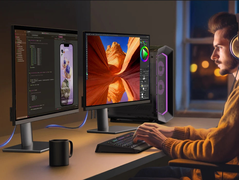 16K DisplayPort 2.1 Cable for Gaming and High-Resolution Monitors