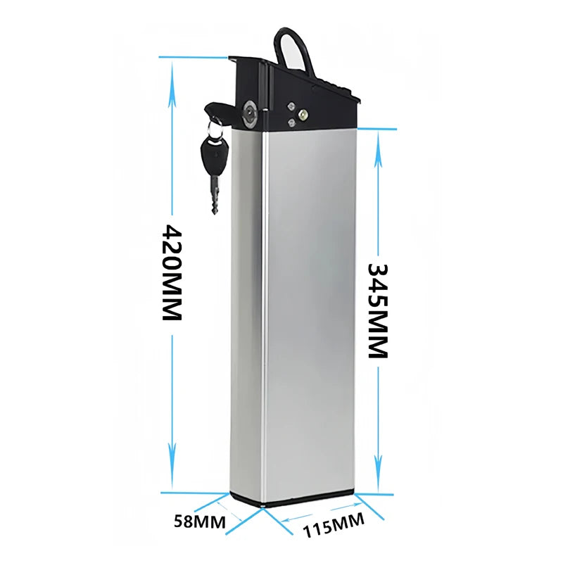 48V/52V Replacement Lithium Battery for Folding Electric Bikes - 2