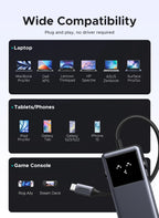 6-in-1 USB-C Hub with 4K 60Hz HDMI and 10Gbps Data Transfer