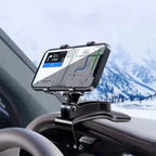 Adjustable Car Dashboard and Rearview Mirror Phone Mount Holder