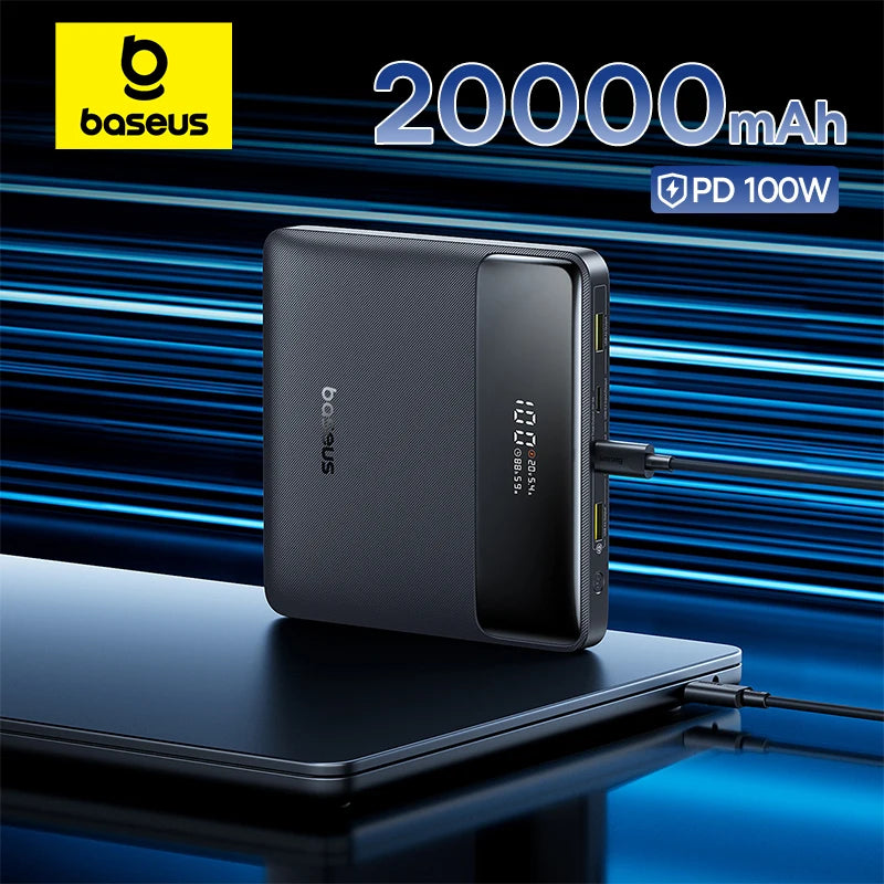 100W Fast Charging 20000mAh Portable Laptop Power Bank