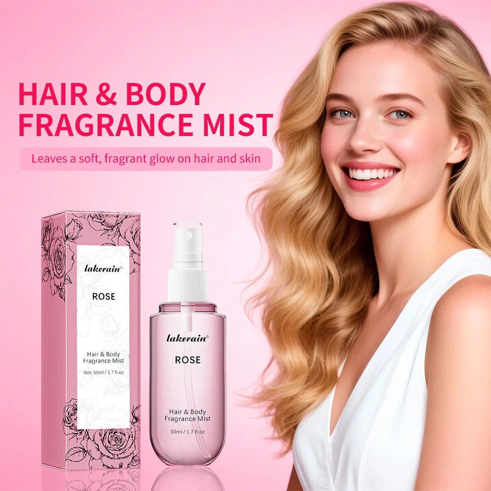 Vanilla and Rose Hair and Body Fragrance Mist