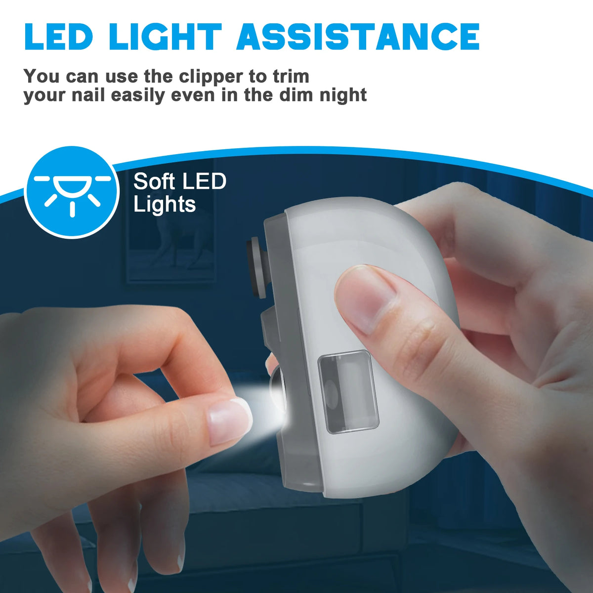 Electric Automatic Nail Trimmer and Polisher