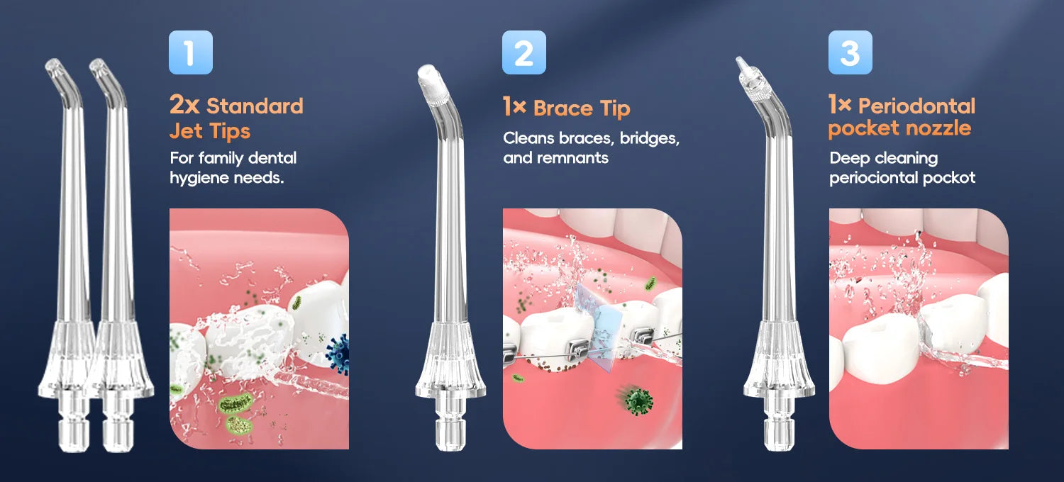 Electric Toothbrush and Water Flosser Oral Care Combo - 10