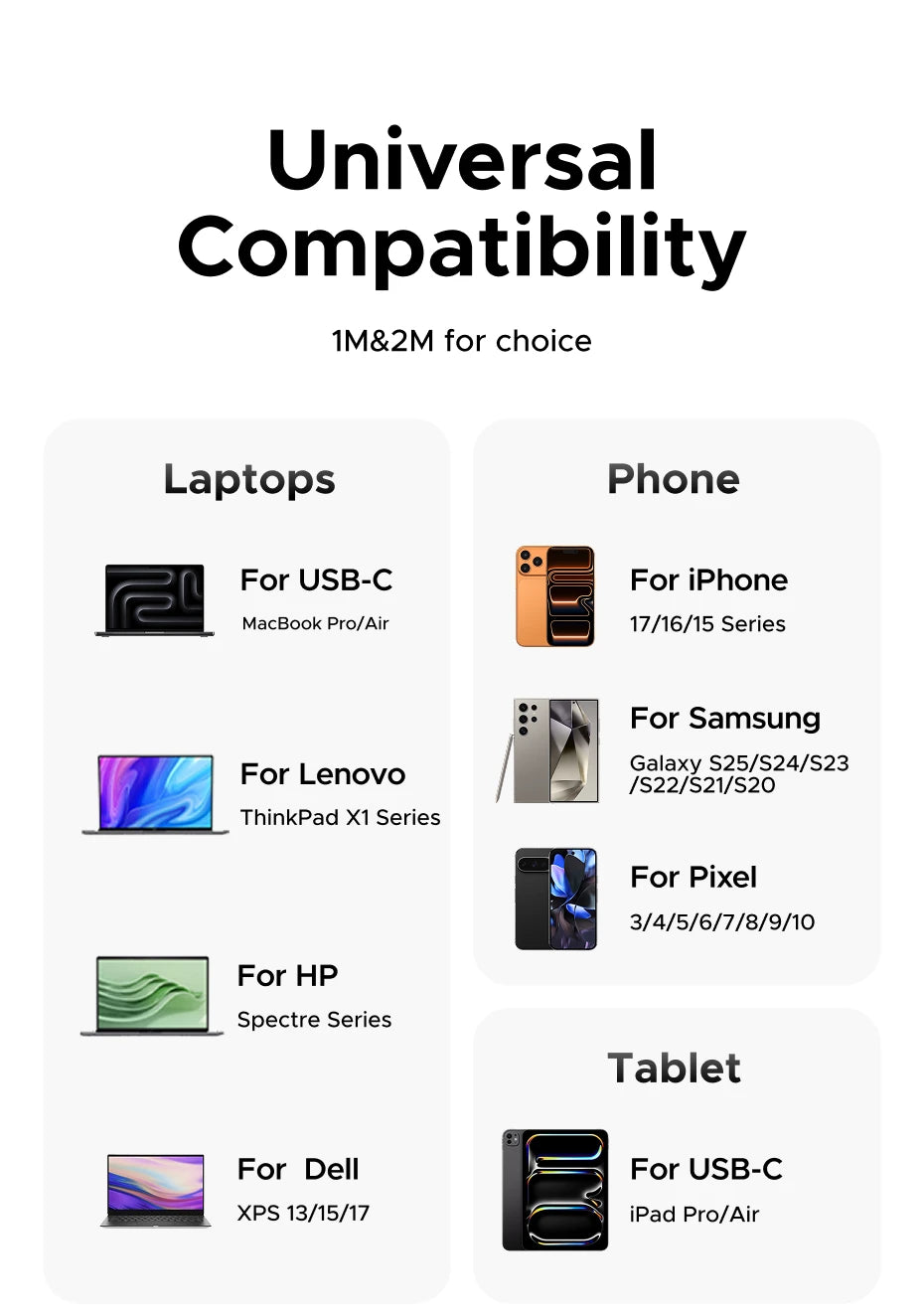 240W USB-C PD3.1 Fast Charging and Data Sync Cable