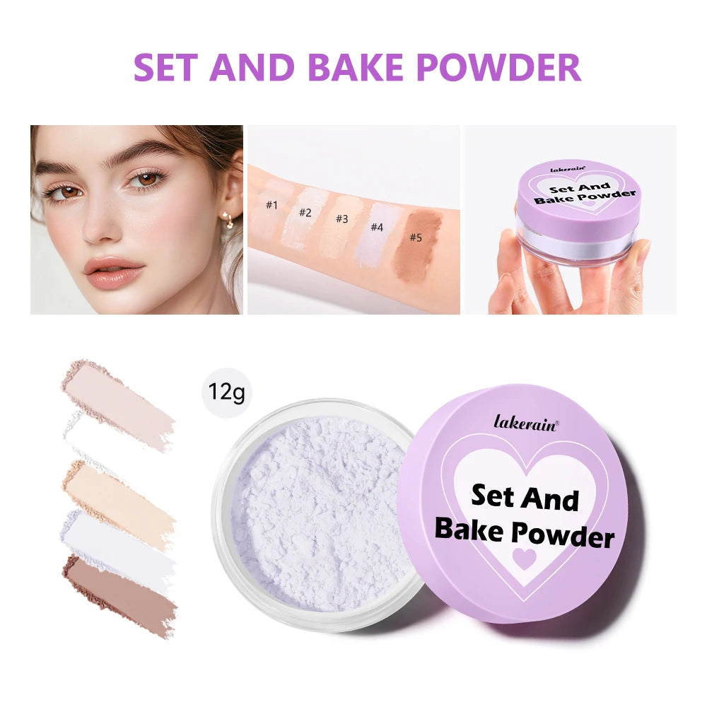 Oil-Control Matte Setting and Baking Face Powder - 3