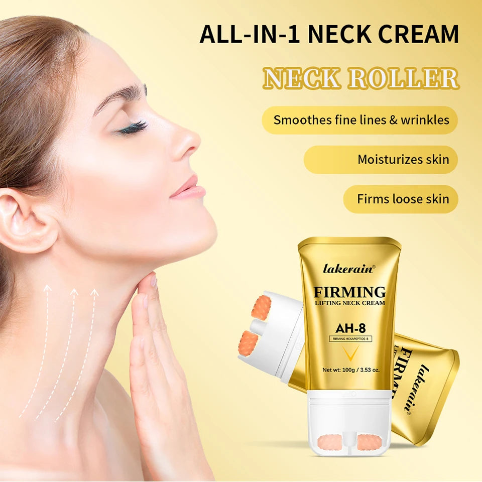 Firming Lifting Neck Cream with Integrated Roller