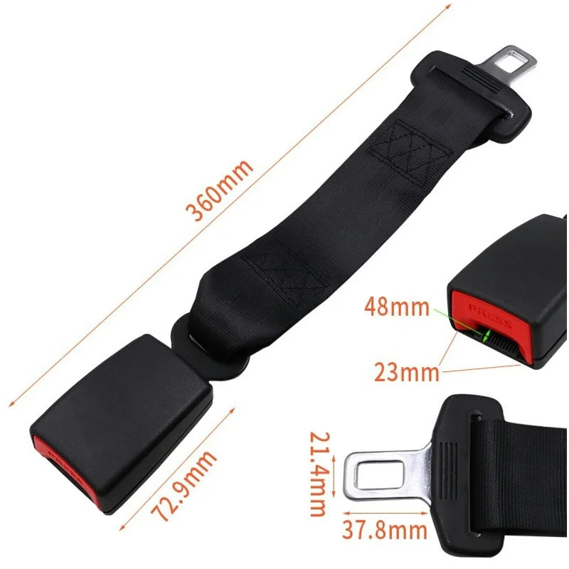 Adjustable Car Seat Belt Extender for Comfort and Safety - 11