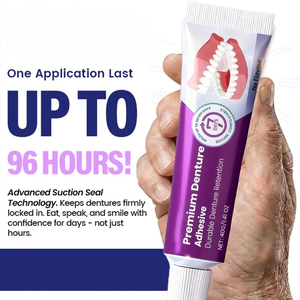Thermoplastic Denture Adhesive for Secure Long-Lasting Fit