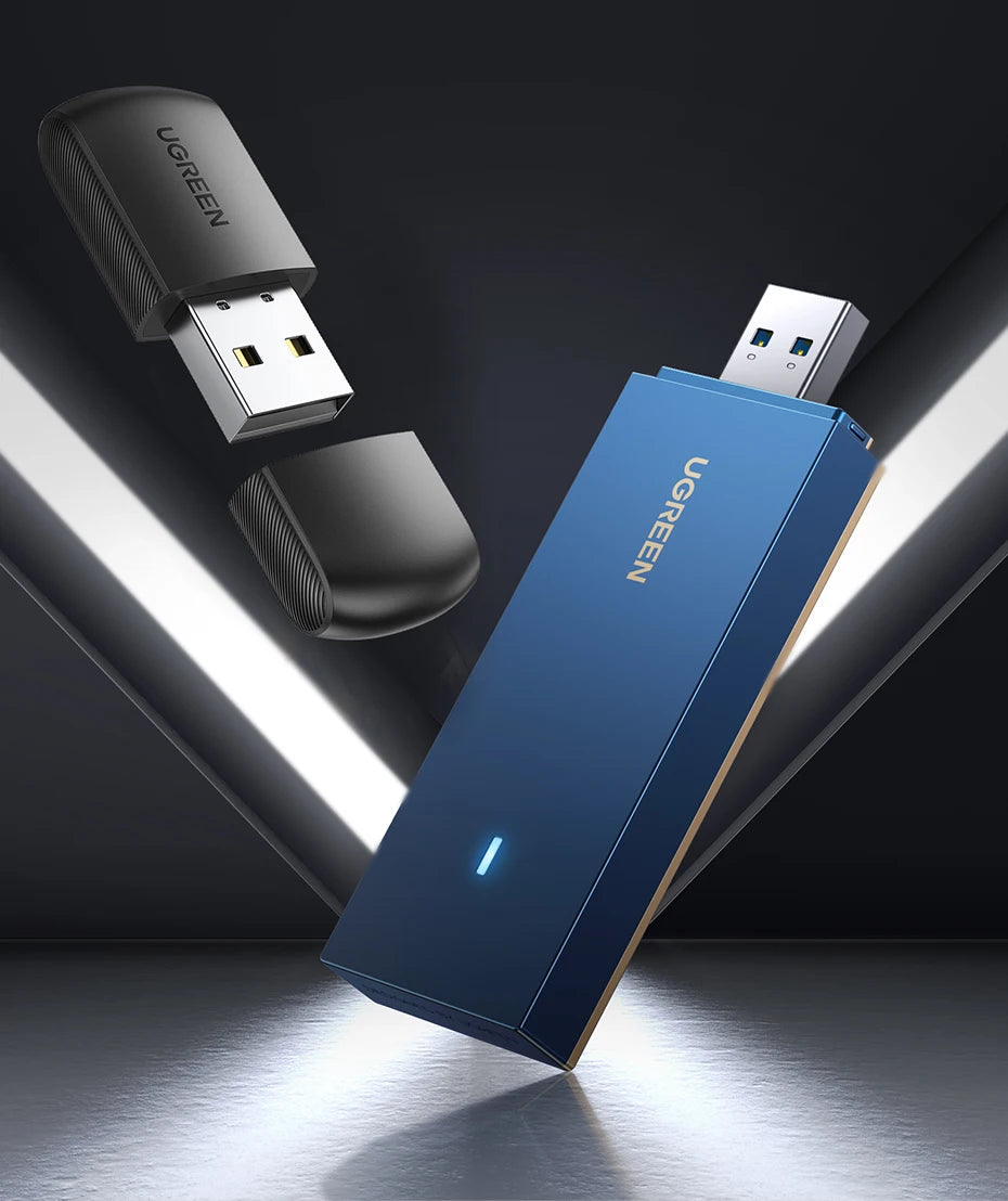 Dual-Band USB WiFi 6 Adapter for Desktop and Laptop