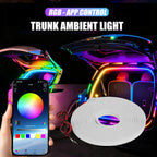 12V 4 Meter RGB LED Trunk Ambient Light Strip with App Control
