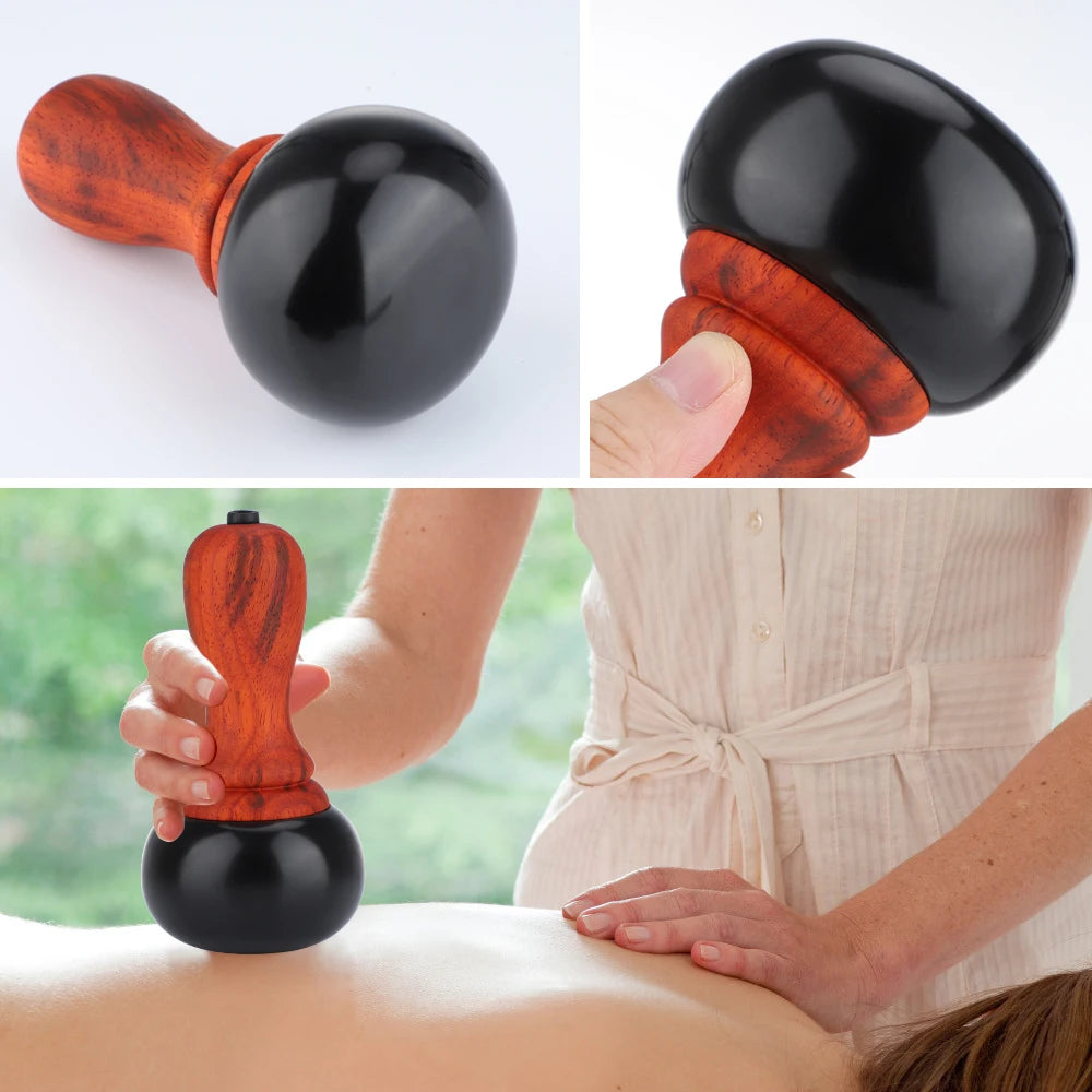 Electric Bianstone Heated Gua Sha Massage Tool