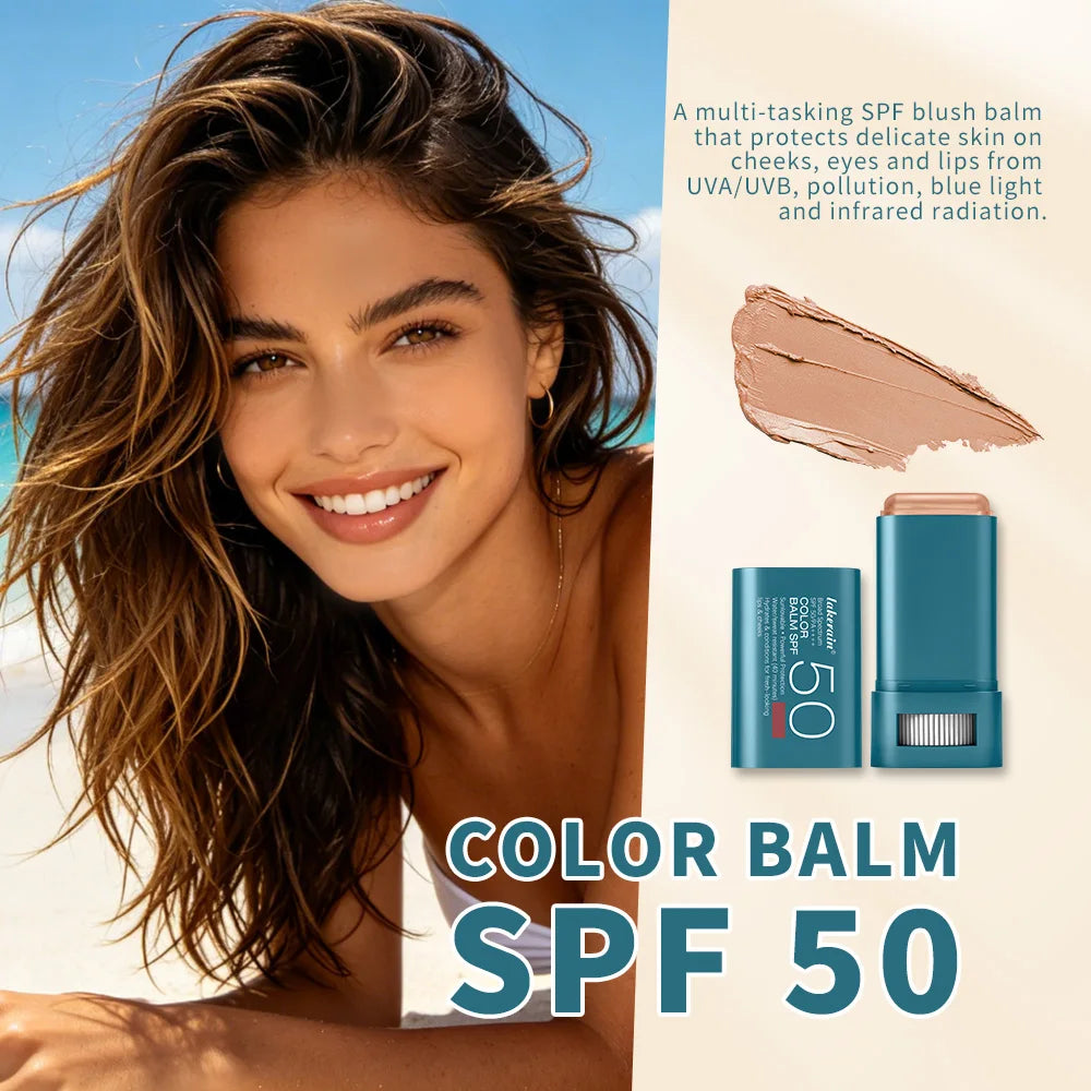 SPF 50 Hydrating Tinted Blush Balm Stick