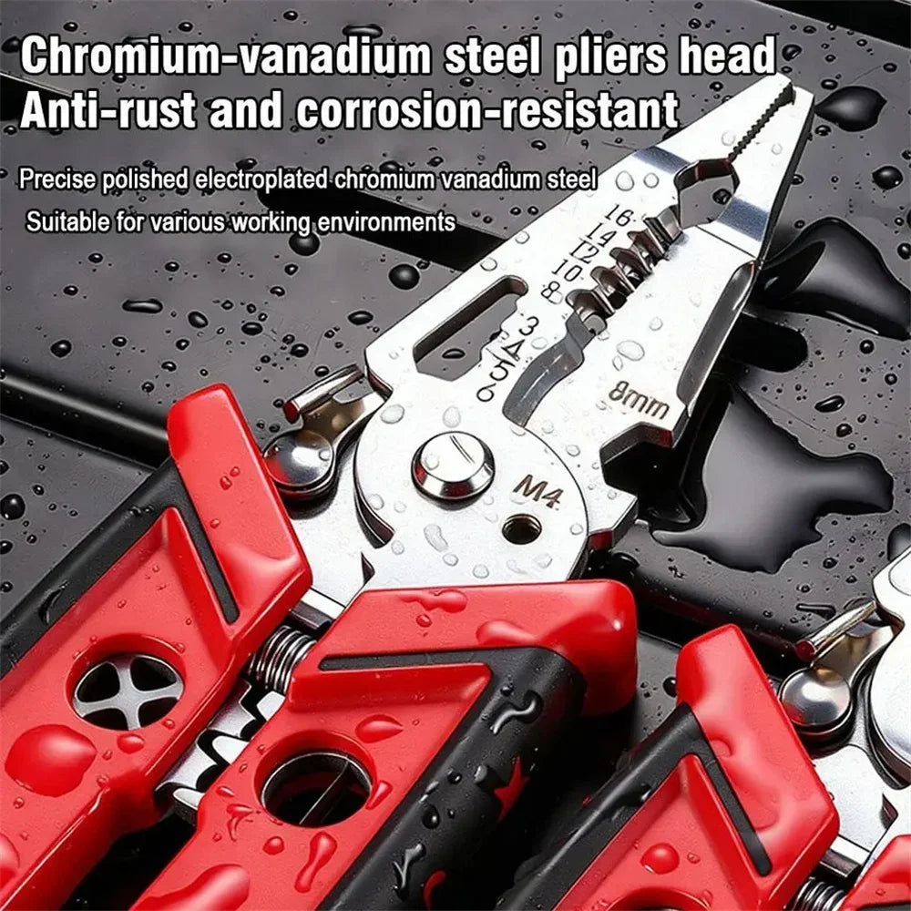 18-in-1 Multifunction Wire Stripper, Cutter, and Crimping Tool