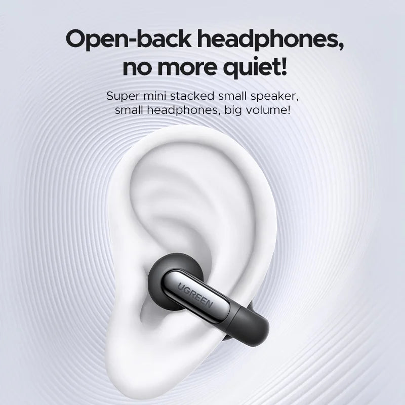 Open Ear Wireless Bluetooth 5.4 Clip-On Sports Earbuds - 3