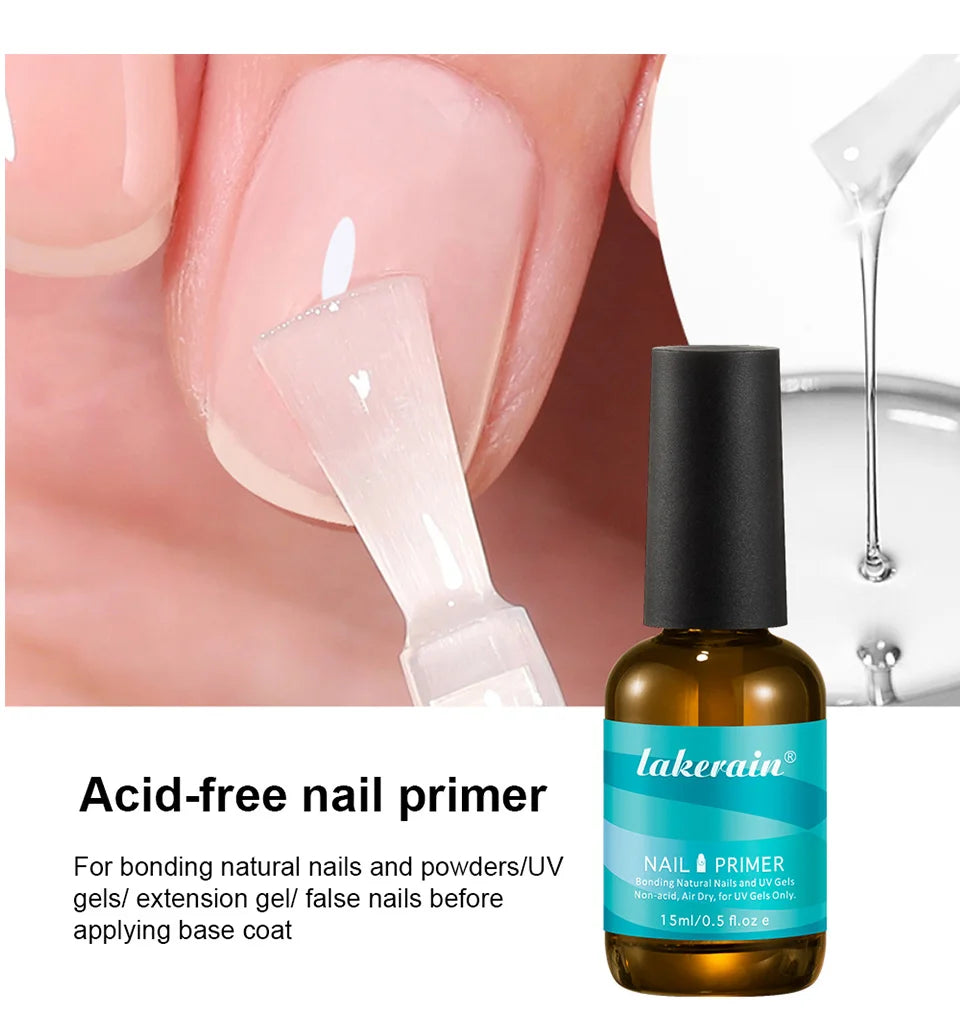 Nail Prep Dehydrator and Primer Set for Long-Lasting Manicures - 12