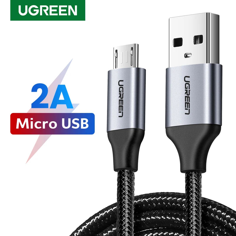 2A Fast Charging Micro USB Braided Data Cable