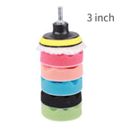 Car Polishing and Buffing Sponge Pad Drill Attachment Kit